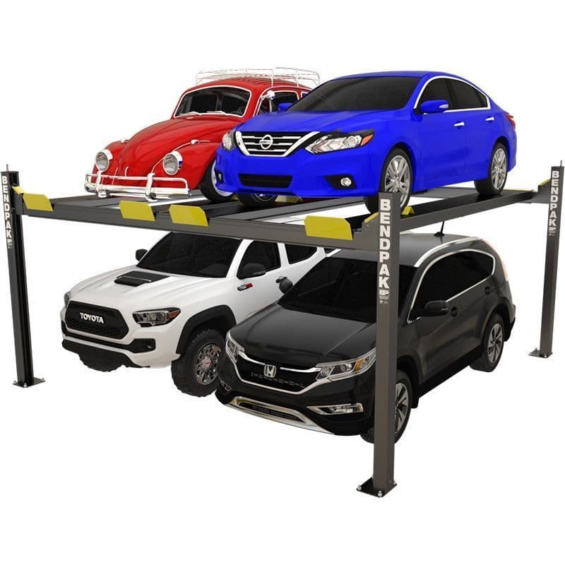 BendPak HD-9SW Four-Post Car Lift - 9,000-Lb Capacity - Dual Platform Super Wide