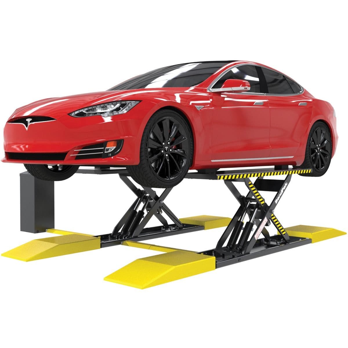 BendPak MDS-6EXT Mid-Rise Scissor Lift - 6,000-Lb Capacity - Extended Platform