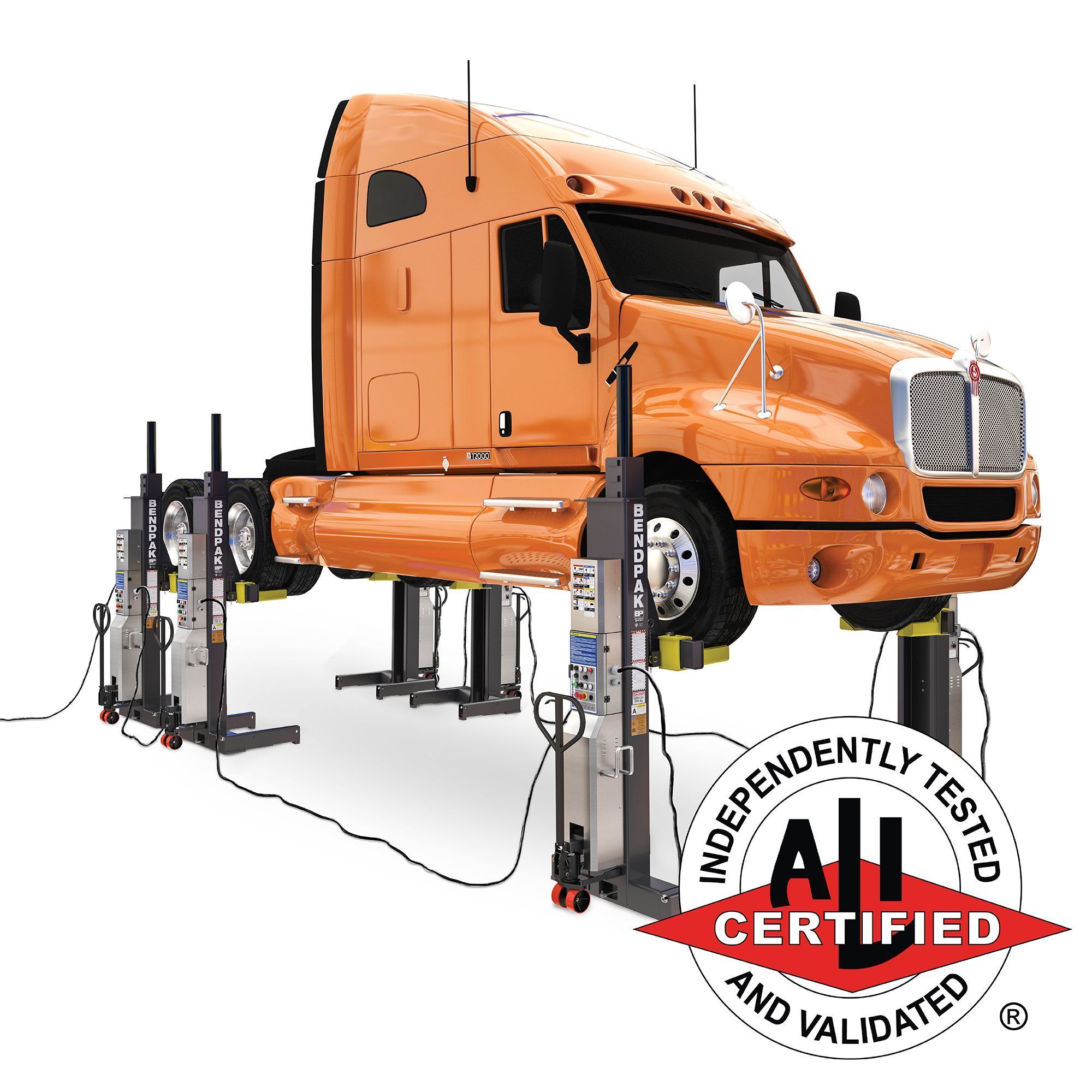 BendPak PCL-18B Mobile Column Lift System - Set of 6 - 108,000-Lb Capacity