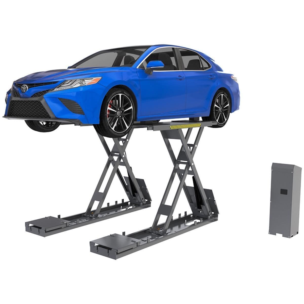 BendPak SP-7XEF Full-Rise Scissor Lift - 7,000-Lb Capacity - Flush Mount